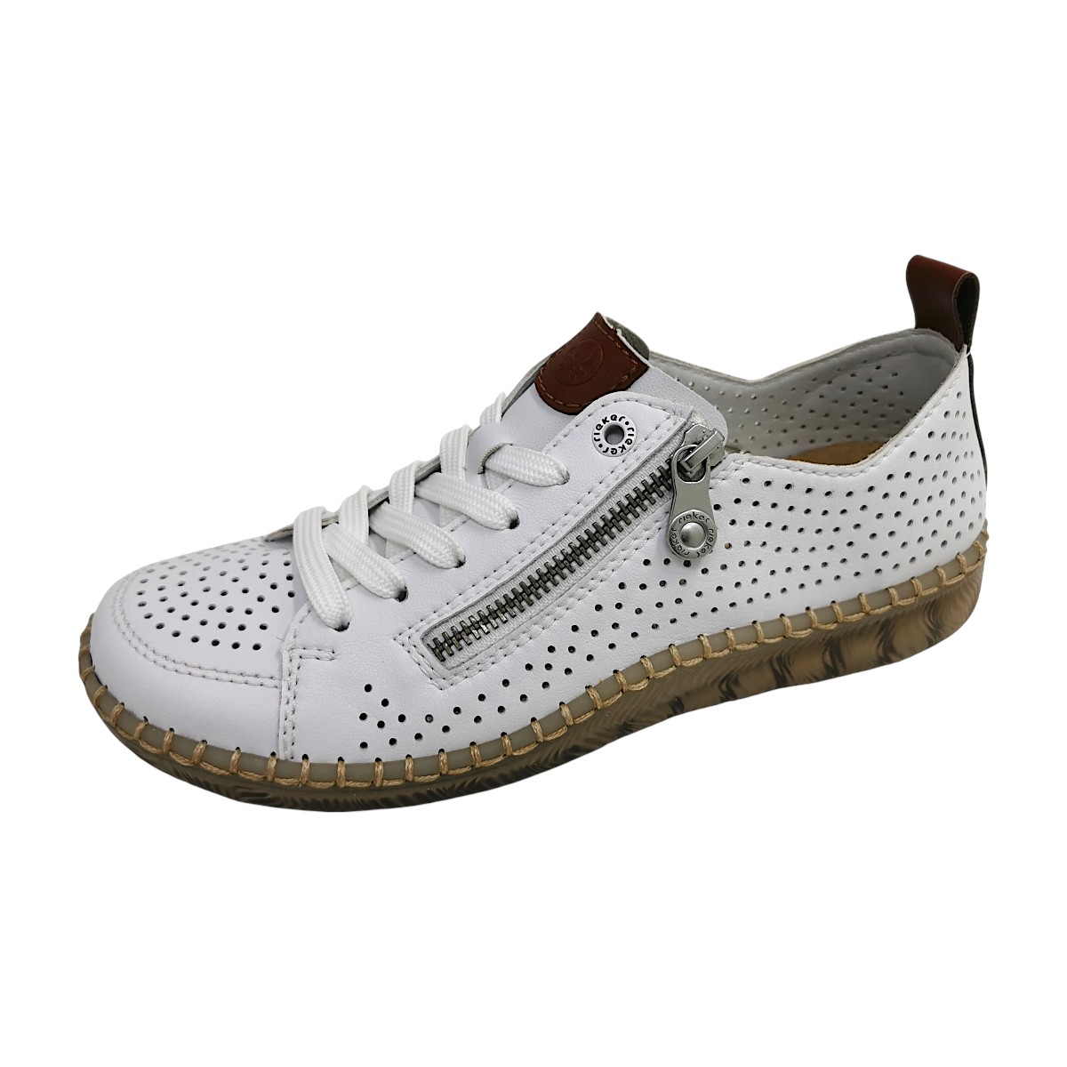 Rieker N240580 N24 N2405-80 Weiß weiss 80 Rieker N240580 N24 N2405-80 Weiß weiss 80