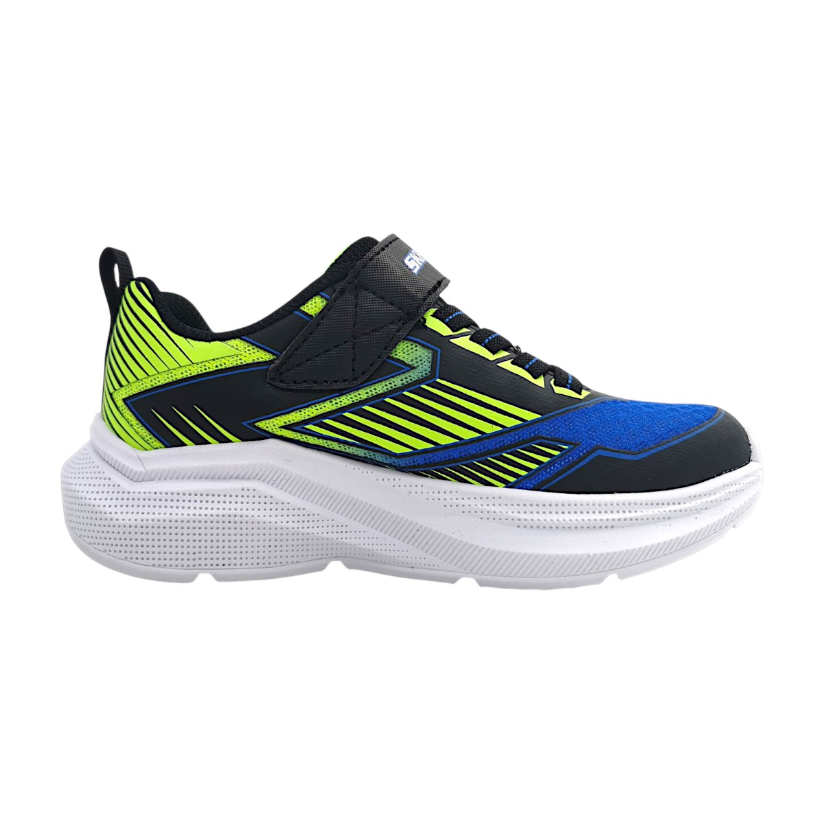 Skechers Microspec Velocity 404127L BBLM Blau black/blue/lime BBLM