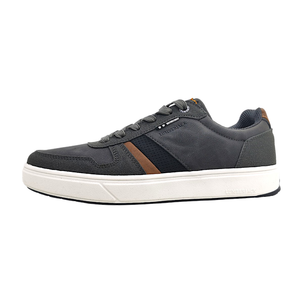 Lumberjack Herrenschuhe sportlicher Schnürer Grau Freizeit Lumberjack Herrenschuhe sportlicher Schnürer Grau Freizeit