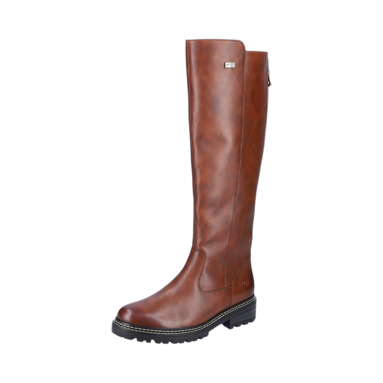Remonte Damenschuhe Reißverschluss Schaftstiefel Braun Freizeit (chestnut/testadimoro 22, Gr. 1:36)