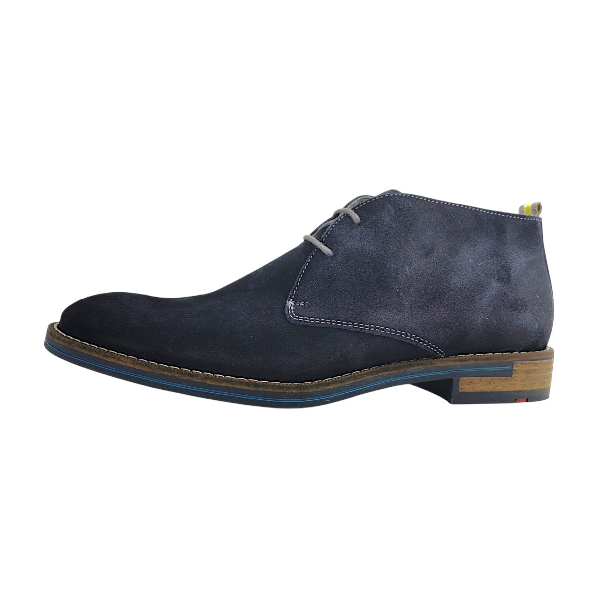 Lloyd Herrenschuhe Stiefel Schnürer Schnürstiefel Blau Freizeit