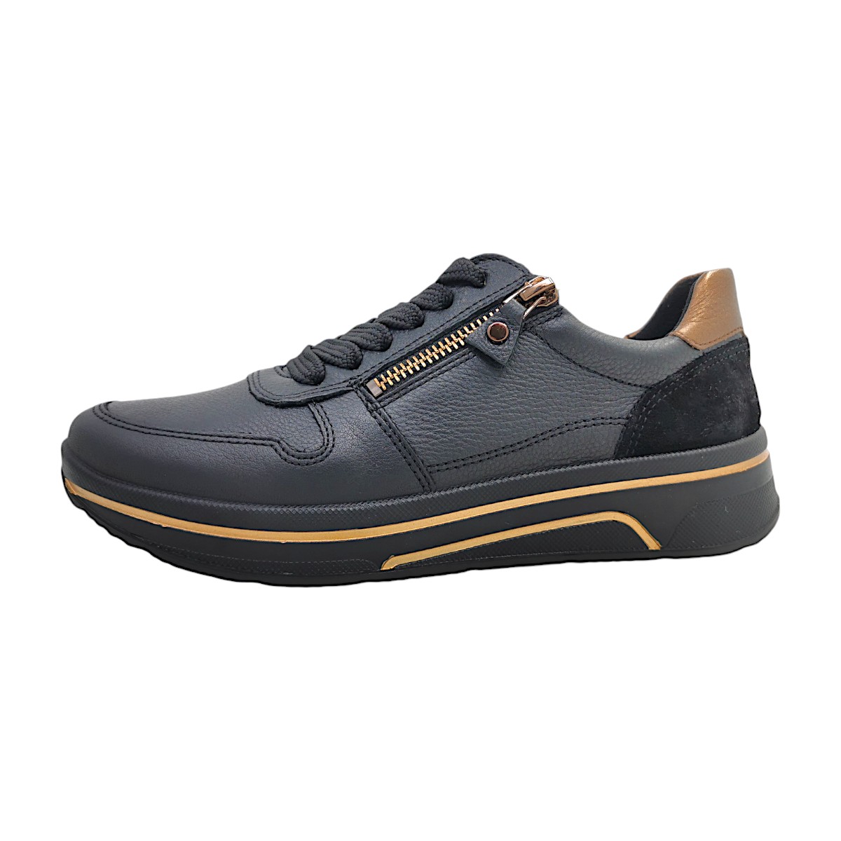 Ara SAPPORO 3.0 12-27540-01 Schwarz Gauchosoft-Metal 01