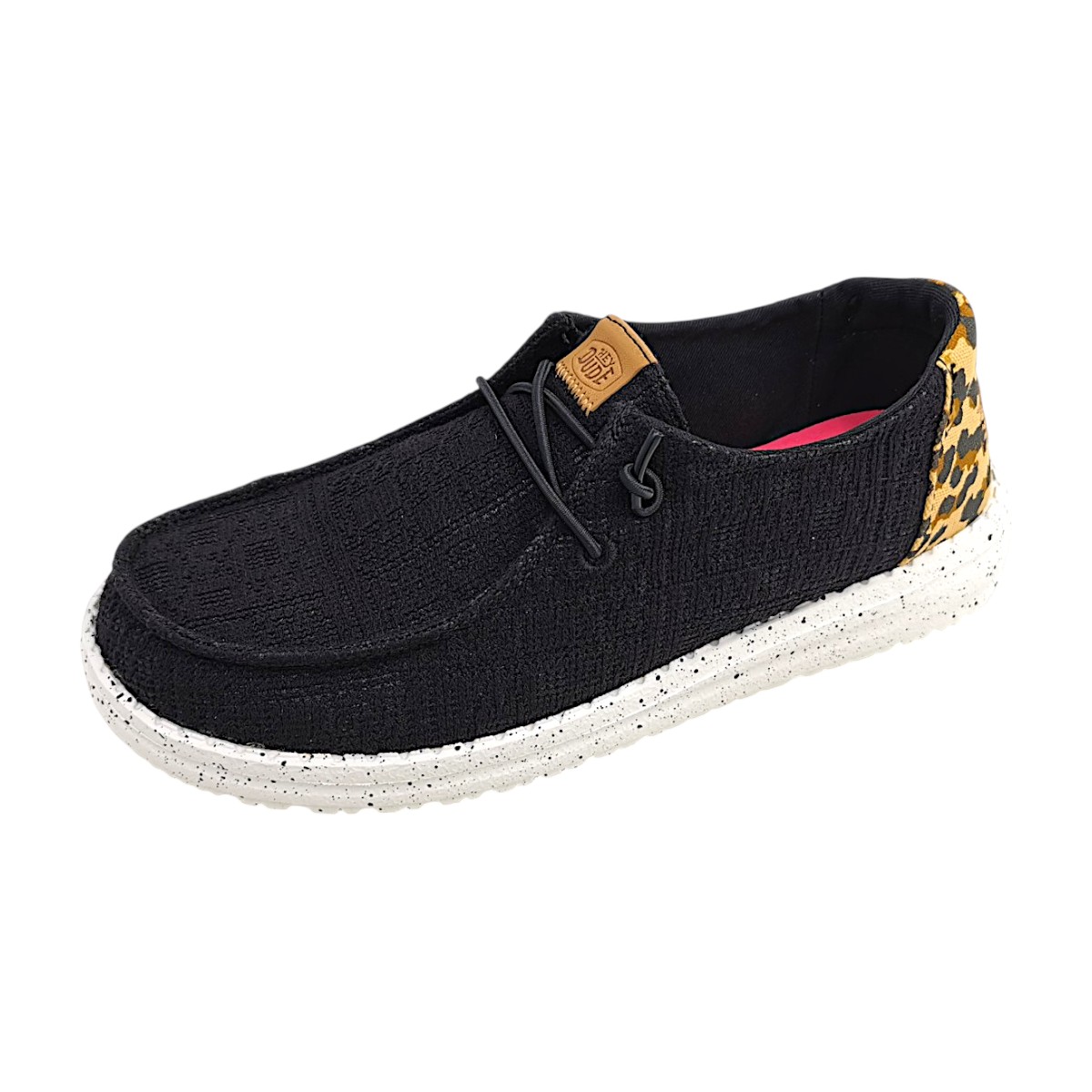 Hey Dude Wendy Wildcat 45414-OCU Schwarz black/leo Hey Dude Wendy Wildcat 45414-OCU Schwarz black/leo