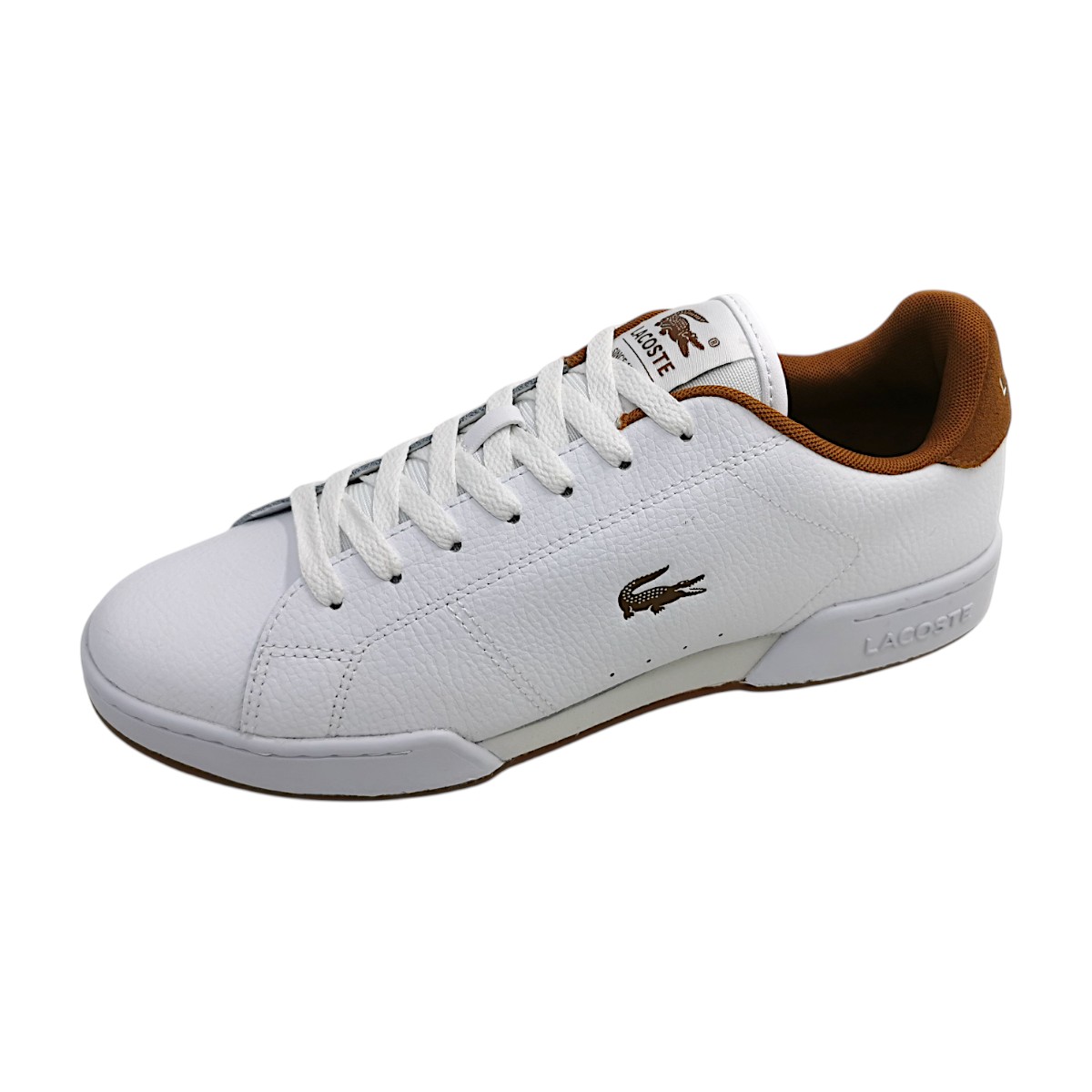 Lacoste Carnaby Cup Fallen Leaves 50SMA0051 Weiß White/Brown 385 Lacoste Carnaby Cup Fallen Leaves 50SMA0051 Weiß White/Brown 385