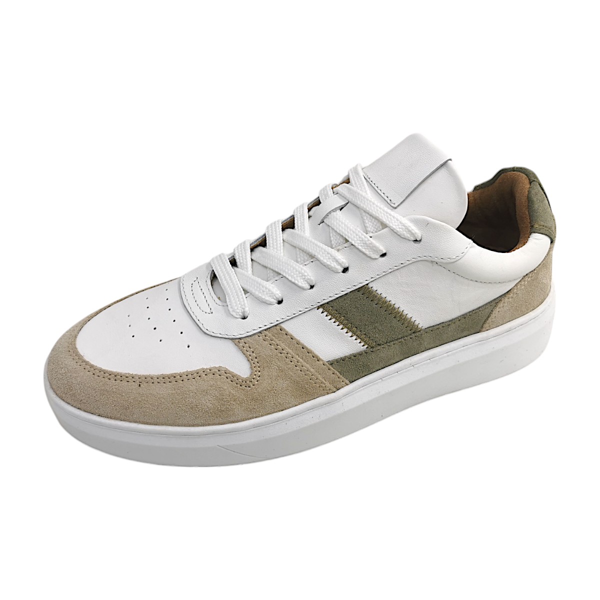 Poelman Enzo LPENZO-49MPOE Weiß beige/white/militair102 Poelman Enzo LPENZO-49MPOE Weiß beige/white/militair102