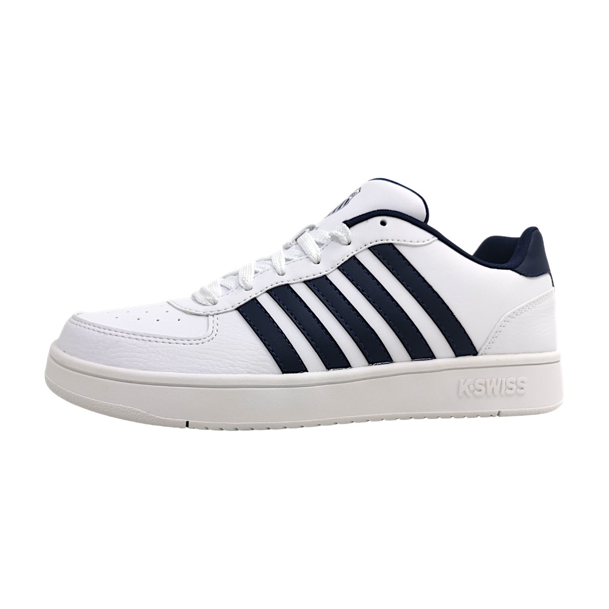 K-Swiss Court Cali Sportschuhe Herren Sneaker sportlicher Schnürer Weiß Freizeit K-Swiss Court Cali Sportschuhe Herren Sneaker sportlicher Schnürer Weiß Freizeit