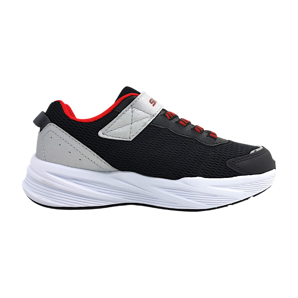 Skechers Microspec Tread 404115L BKSR Schwarz black/silver/red BKSR