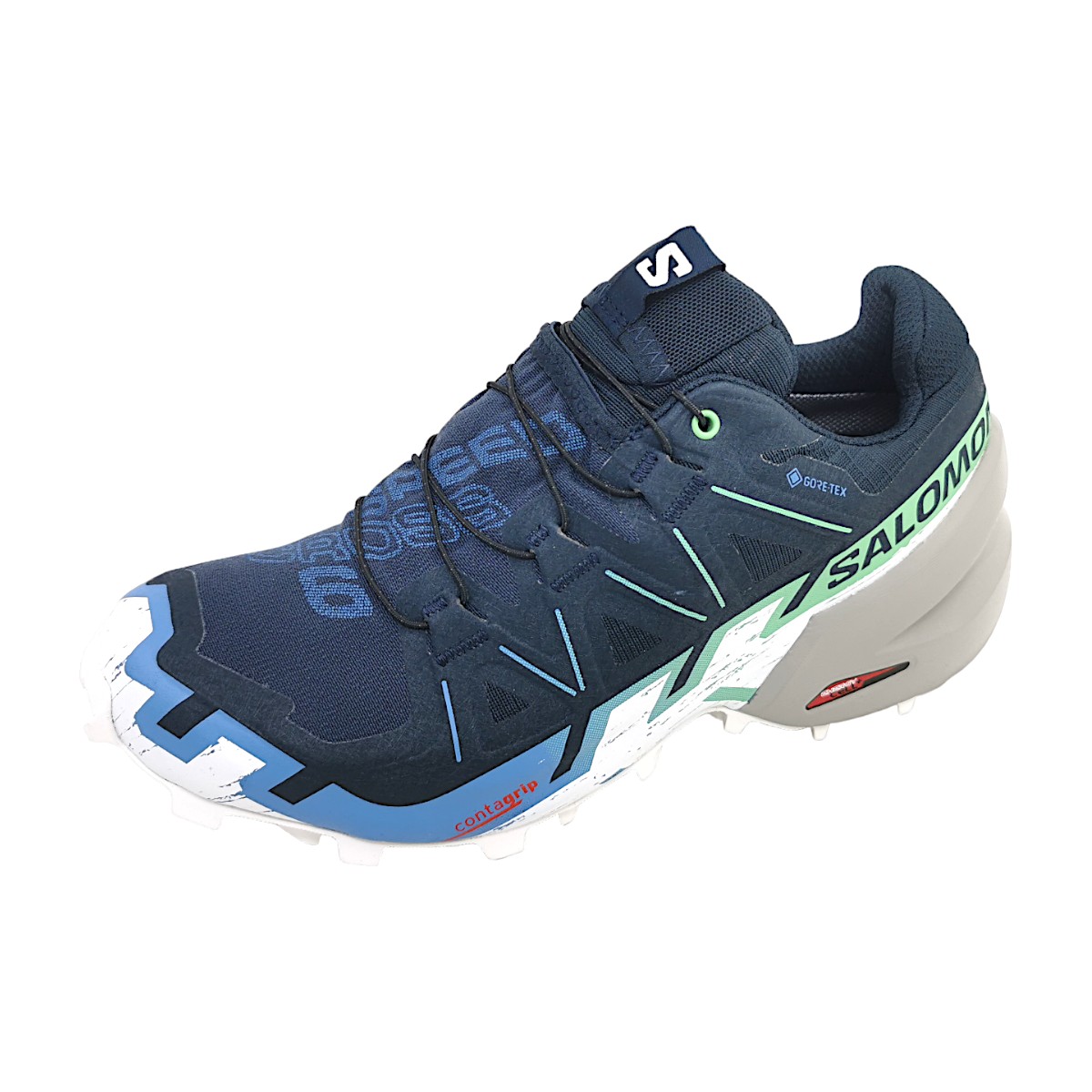 Salomon Speedcross GTX L47465900 Grau Carbon/ Provence/ White