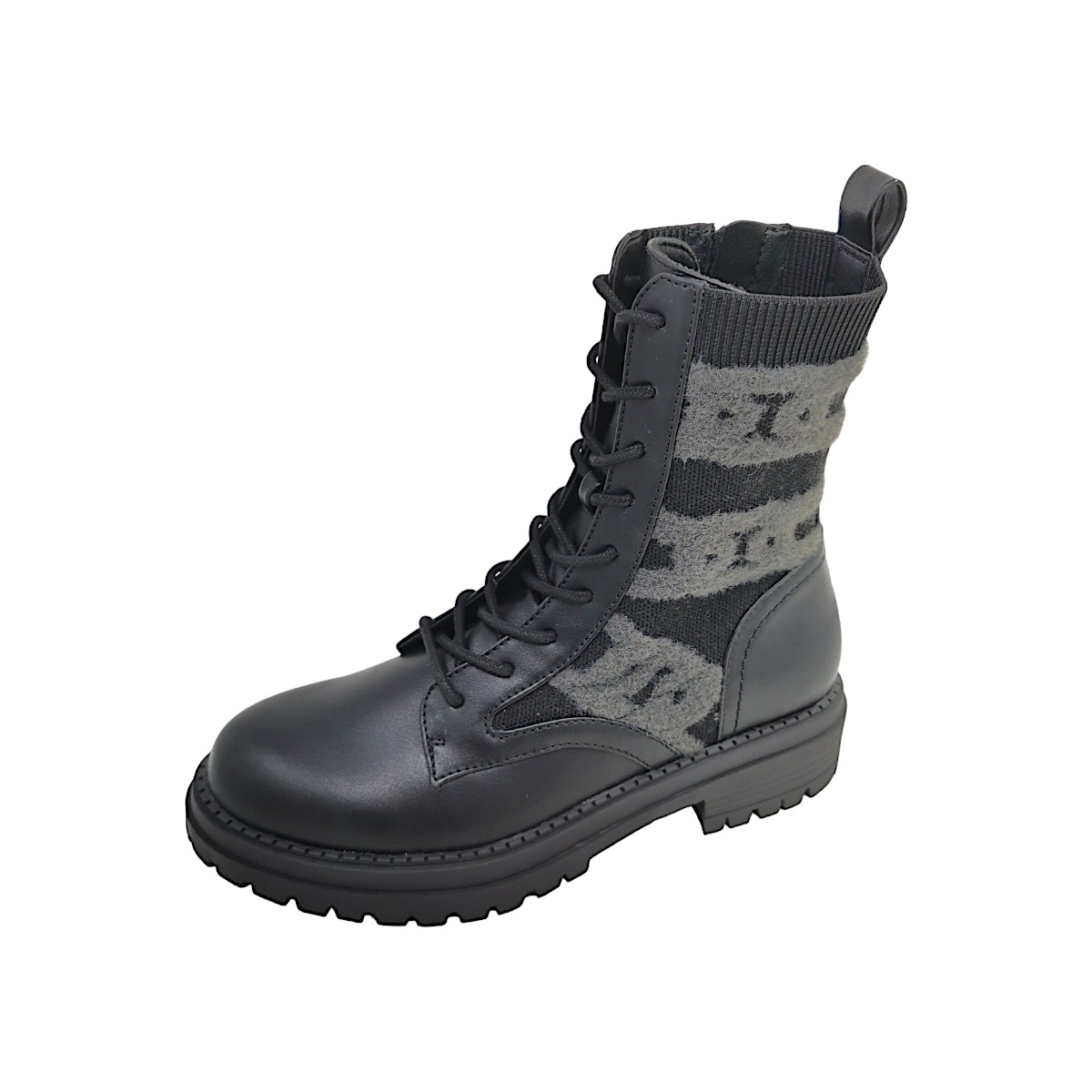 La Strada Damenschuhe Schnürstiefel Schwarz Freizeit