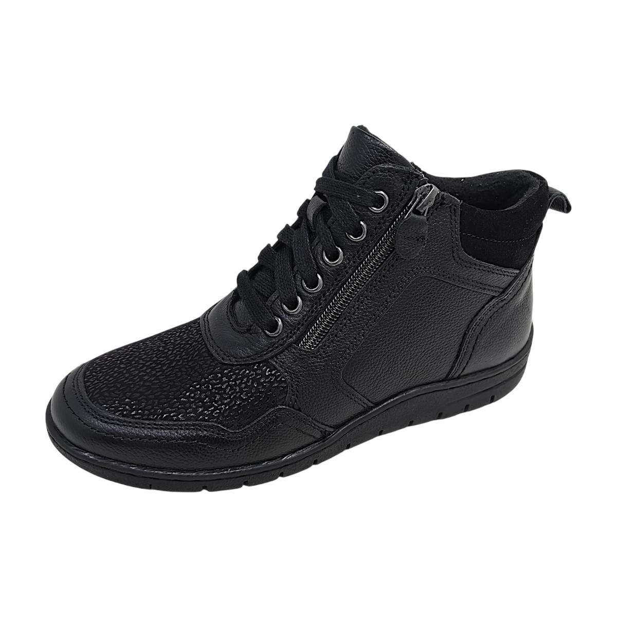 Libelle Damenschuhe Stiefel Schnürer Schwarz Freizeit (schwarz 01, Größe 40 EU)
