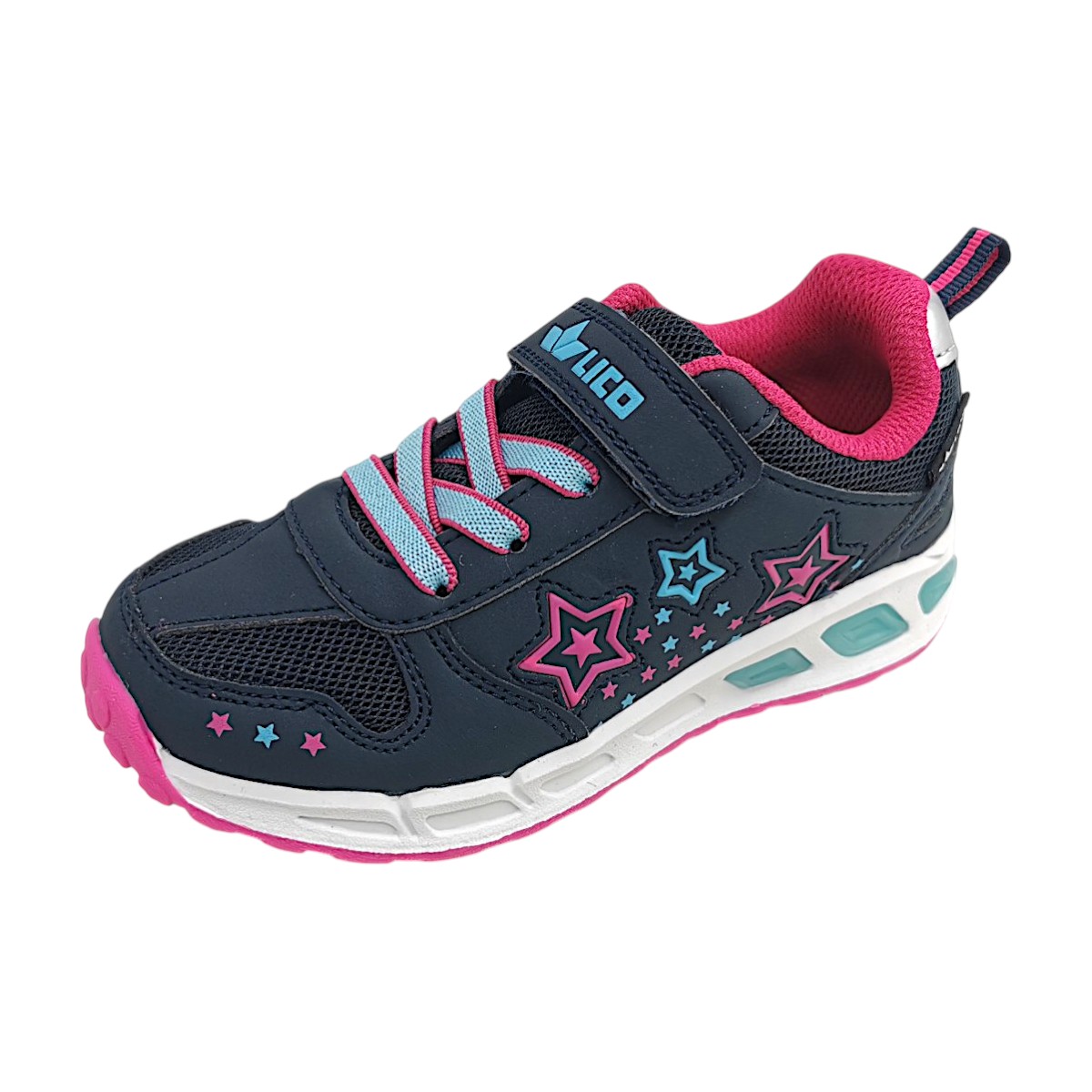 Lico Blinky Girl 300270 Blau marine/pink/türkis 1238 Lico Blinky Girl 300270 Blau marine/pink/türkis 1238