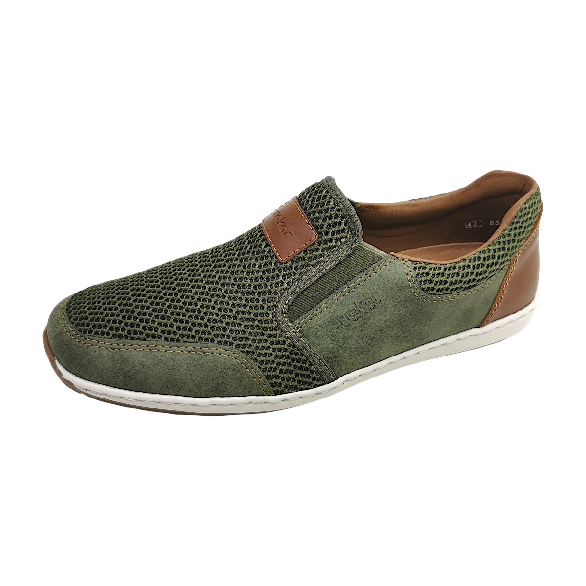Rieker Modell : 0886954 088 08869-54 Grün moor/vert/amaretto