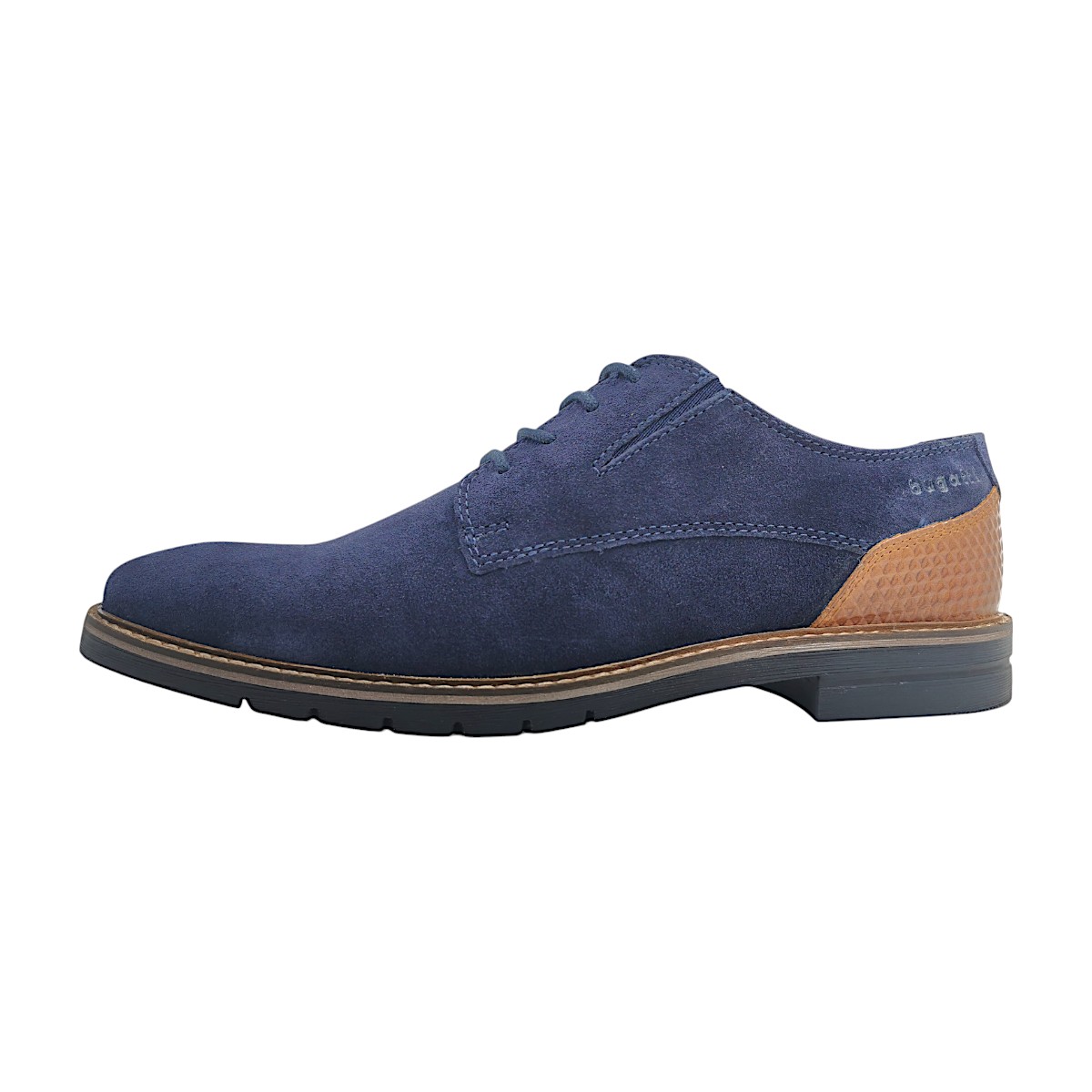 Bugatti Herrenschuhe Businessschuhe elegante Schnürer Blau Freizeit