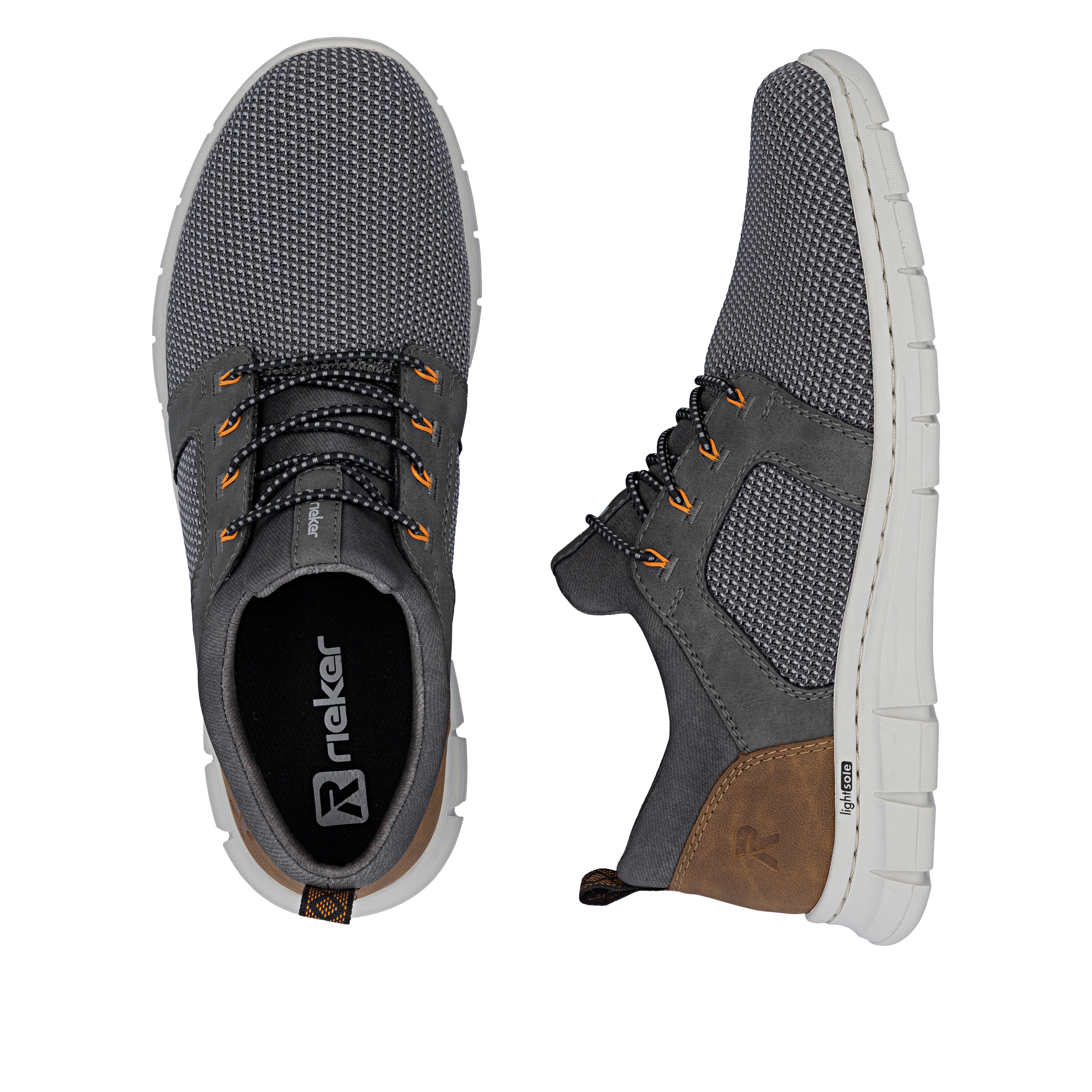Rieker Knittech82/Morelia B7796-42 Grau Stein/Smoke/mandel 42