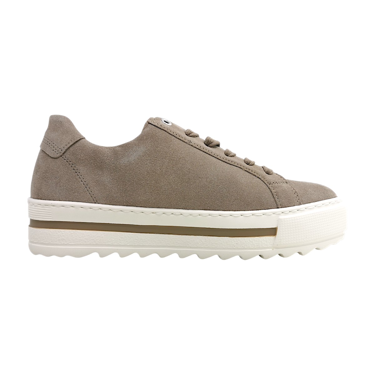 Gabor Comfort Damenschuhe Schnürschuhe Sportive Braun Freizeit (silk, Gr. 2:6)