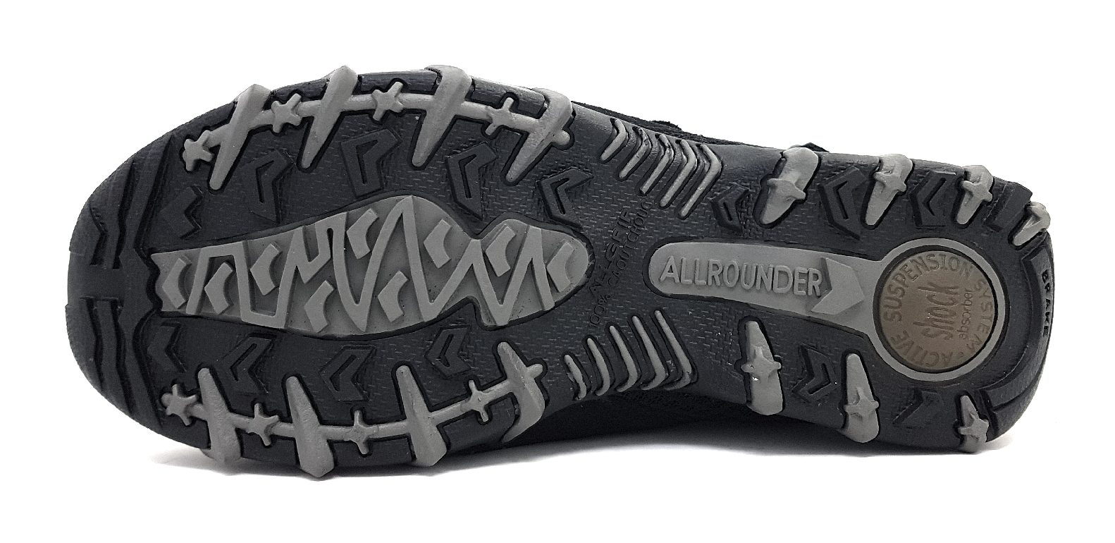 Allrounder by Mephisto Niro C. Suede P2007637 Schwarz 14 Black