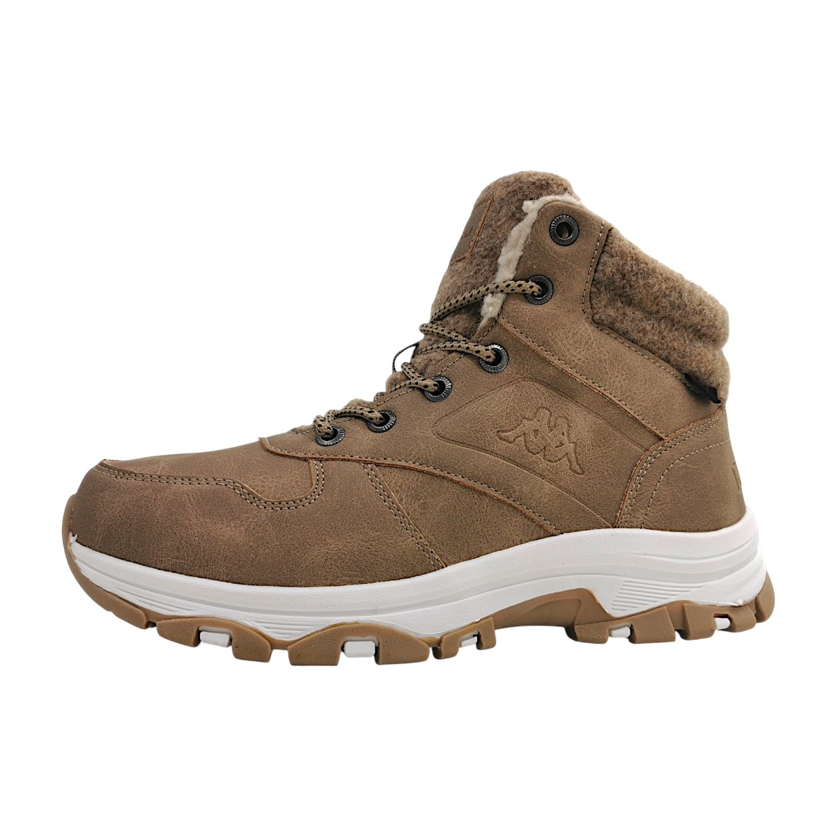 Kappa Damenschuhe Stiefel Gefüttert Schnürstiefel Braun Freizeit