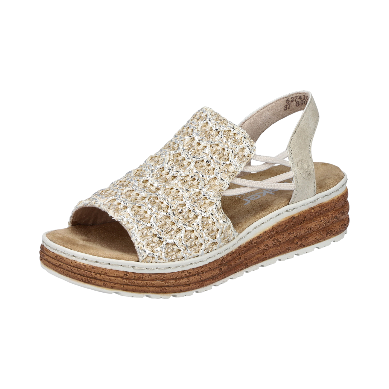 Rieker 6274160 627 62741-60 Beige beige/silber 60