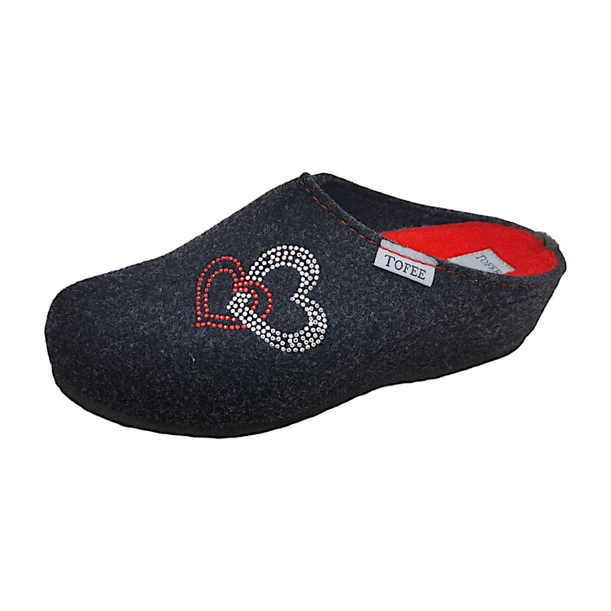 Tofee Damenschuhe Hausschuhe Grau Freizeit