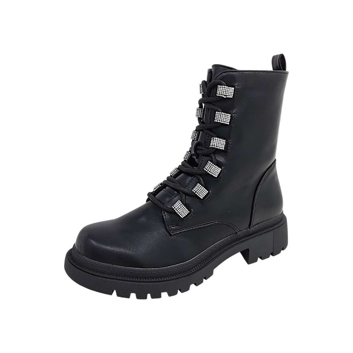 La Strada Damen Schnürstiefel Schwarz Freizeit (Black, Größe 41 EU)