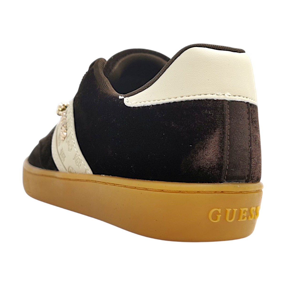 Guess Naoki 2 Damenschuhe sportlicher Schnürer Braun Freizeit (brown BROWN, Gr. 1:38)