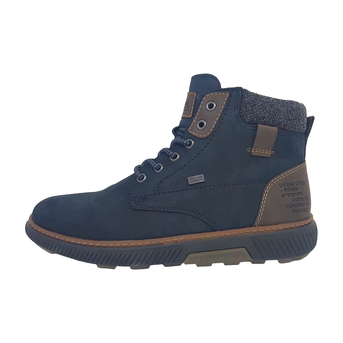 Rieker B3343-15 Blau 15 blau kombi