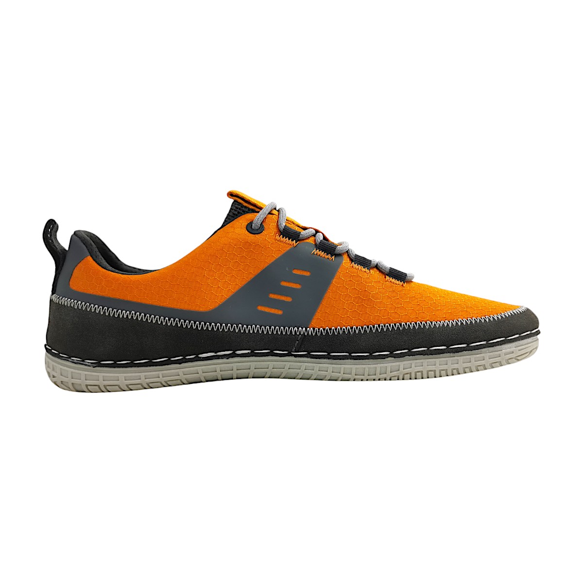 Bugatti Herrenschuhe Für lose Einlagen sportlicher Schnürer Orange (3311 orange/grey, Größe 44 EU)