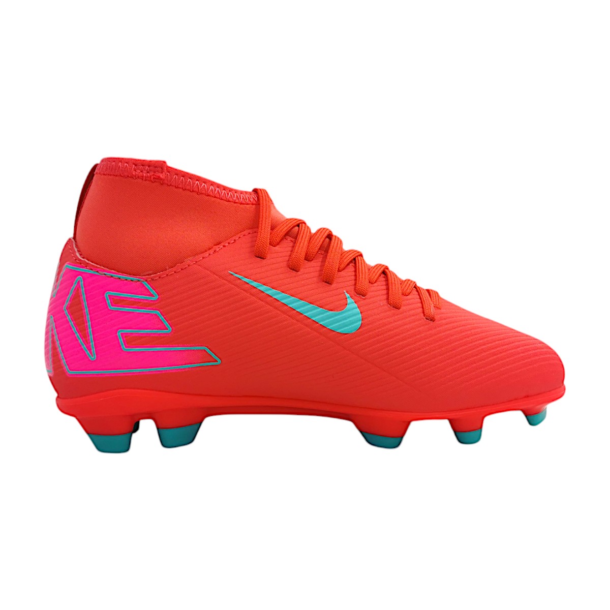 Nike JR SUPERFLY 10 CLUB FQ8318-800 Orange 800- Pink/Blau