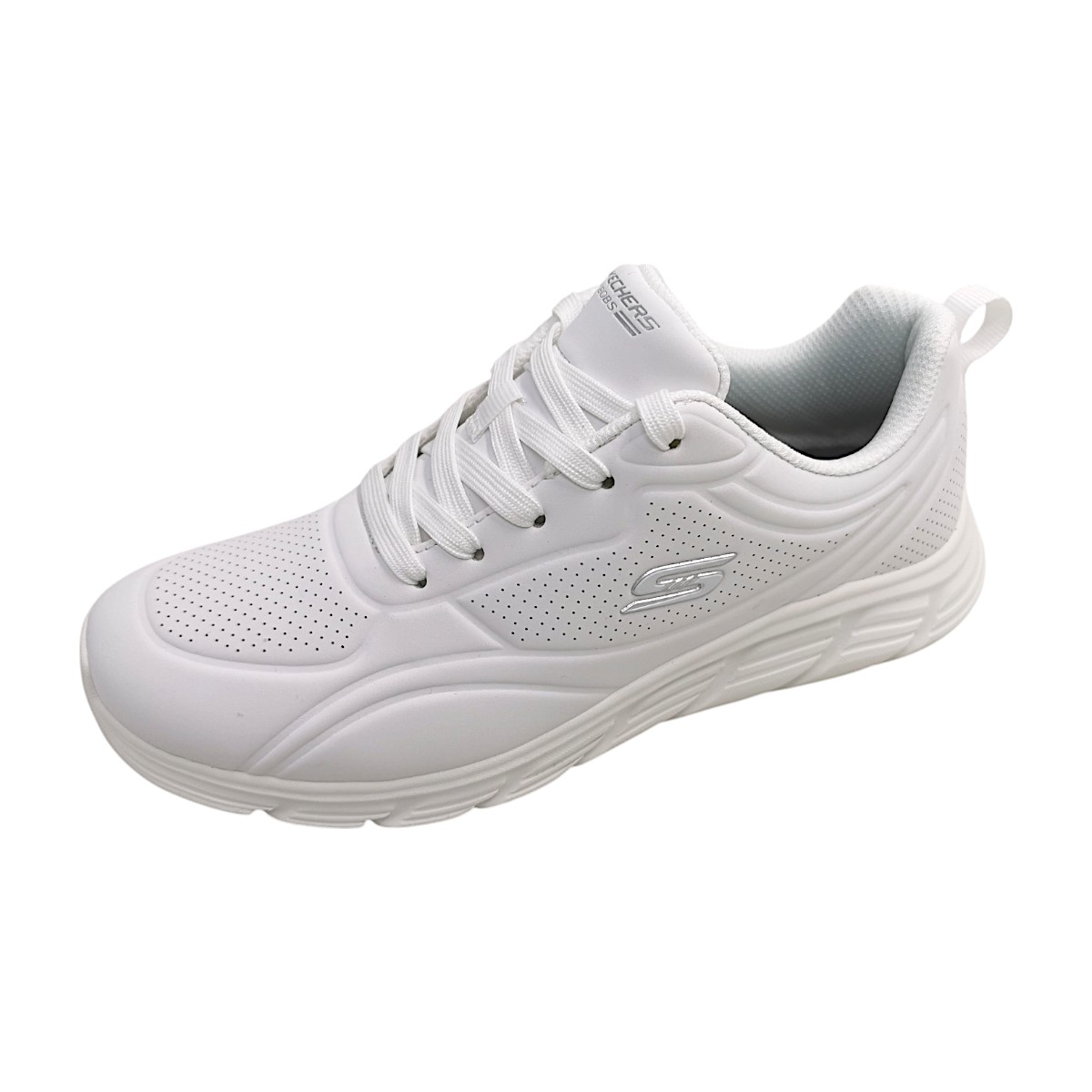 Skechers Bobs B Flex Lo Sportschuhe Herren Trainingsschuhe sportlicher Schnürer Weiß Freizeit (White WHT, Größe 41 EU) Skechers Bobs B Flex Lo Sportschuhe Herren Trainingsschuhe sportlicher Schnürer Weiß Freizeit (White WHT, Größe 41 EU)