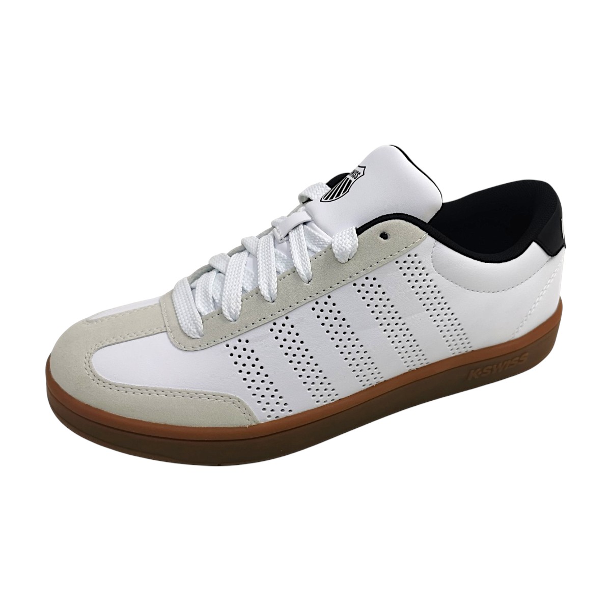 K-Swiss Court Open T-Toe G 04916-138 Weiß white/black/gum 138