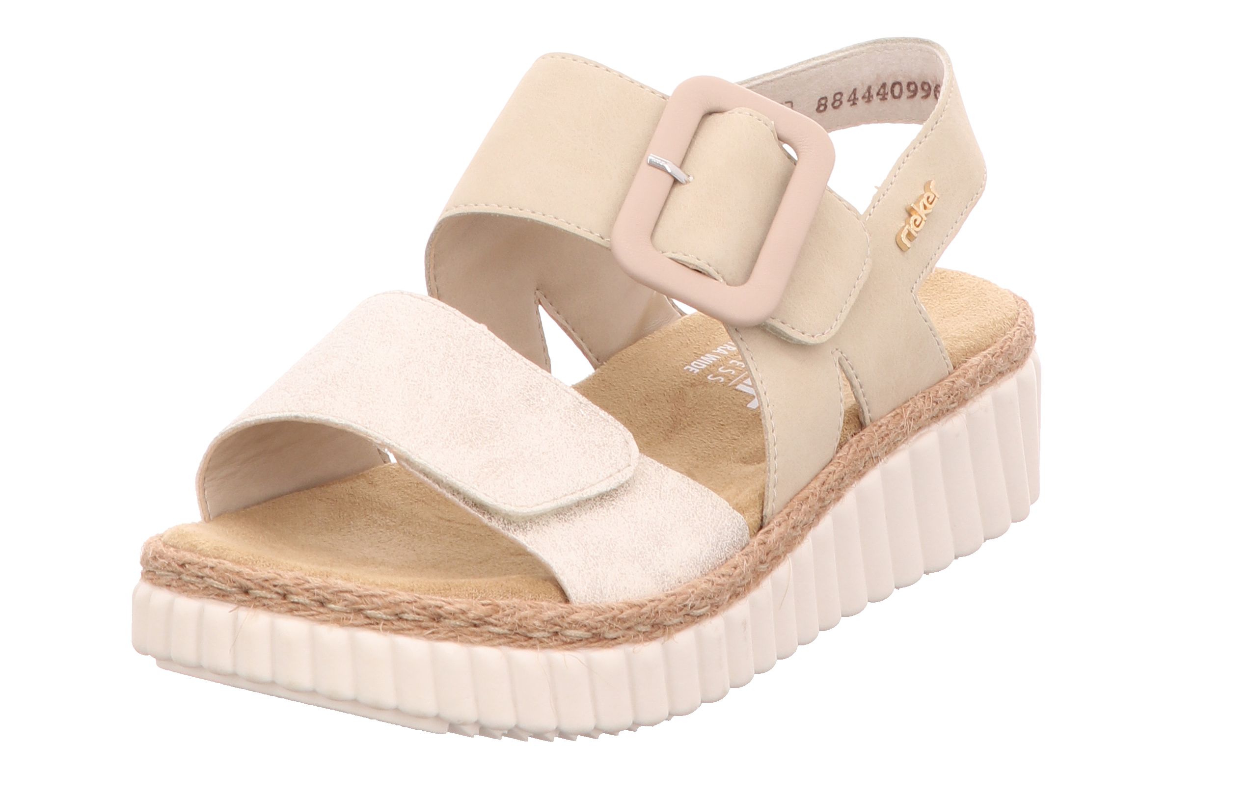 Rieker 69260-60 Beige beige-gold/perle