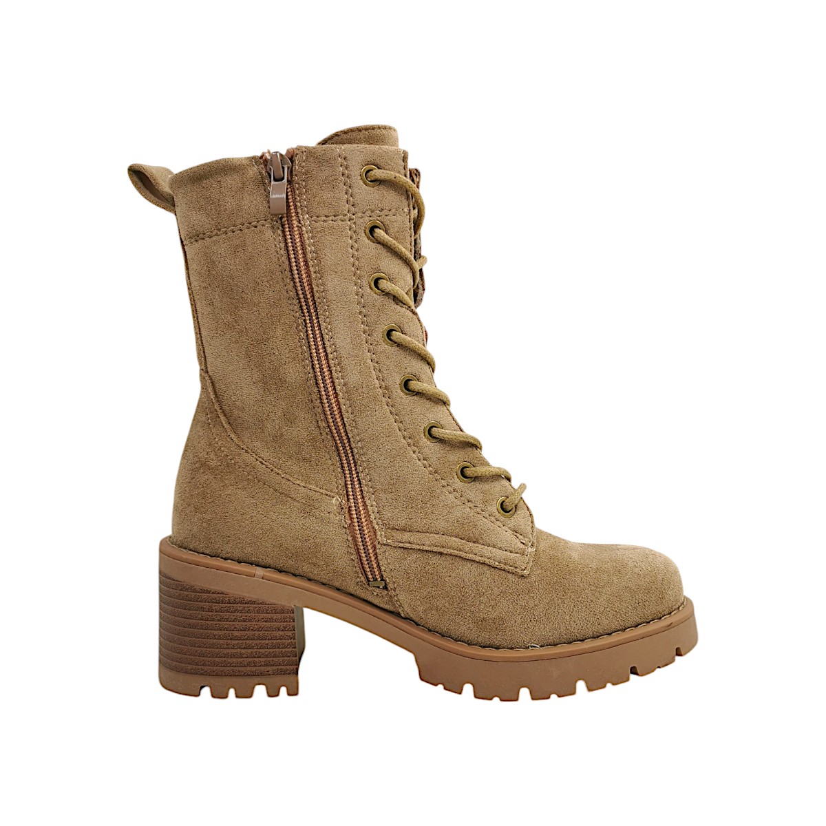 Dockers by Gerli Damenschuhe Schnürstiefel Braun Freizeit