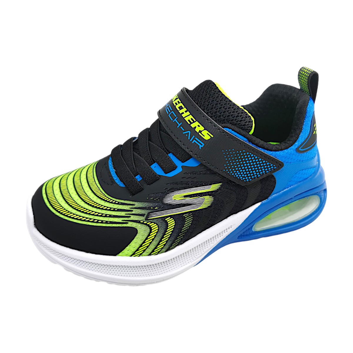Skechers Microspec Max Advance 403938L BBLM Blau black/blue/lime BBLM