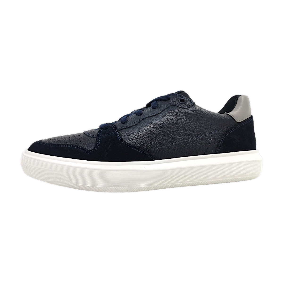 Geox U Deiven B Herrenschuhe Schnürschuhe Blau Freizeit