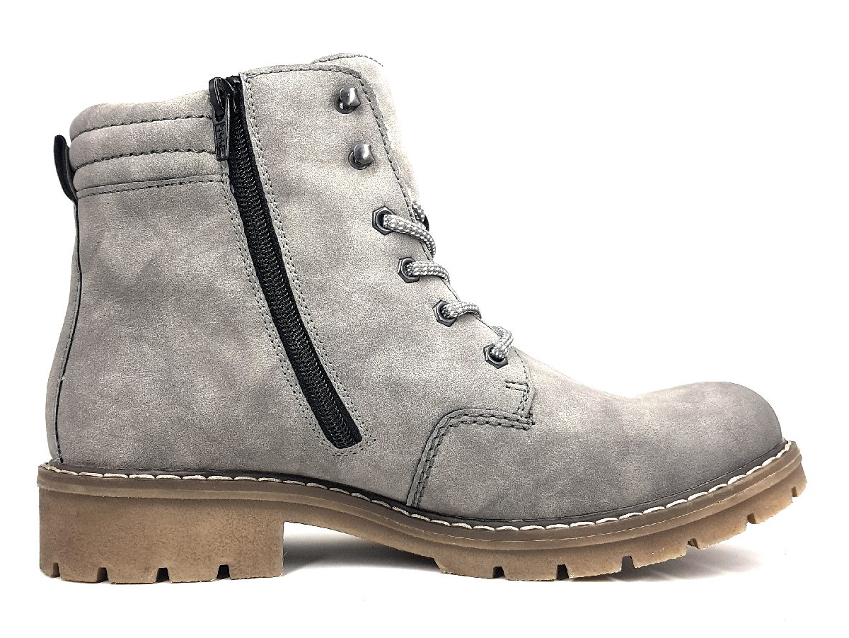 Rieker Merapi Damenschuhe Stiefel Schnürer Grau Freizeit (grau 40, Gr. 1:36) Rieker Merapi Damenschuhe Stiefel Schnürer Grau Freizeit (grau 40, Gr. 1:36)