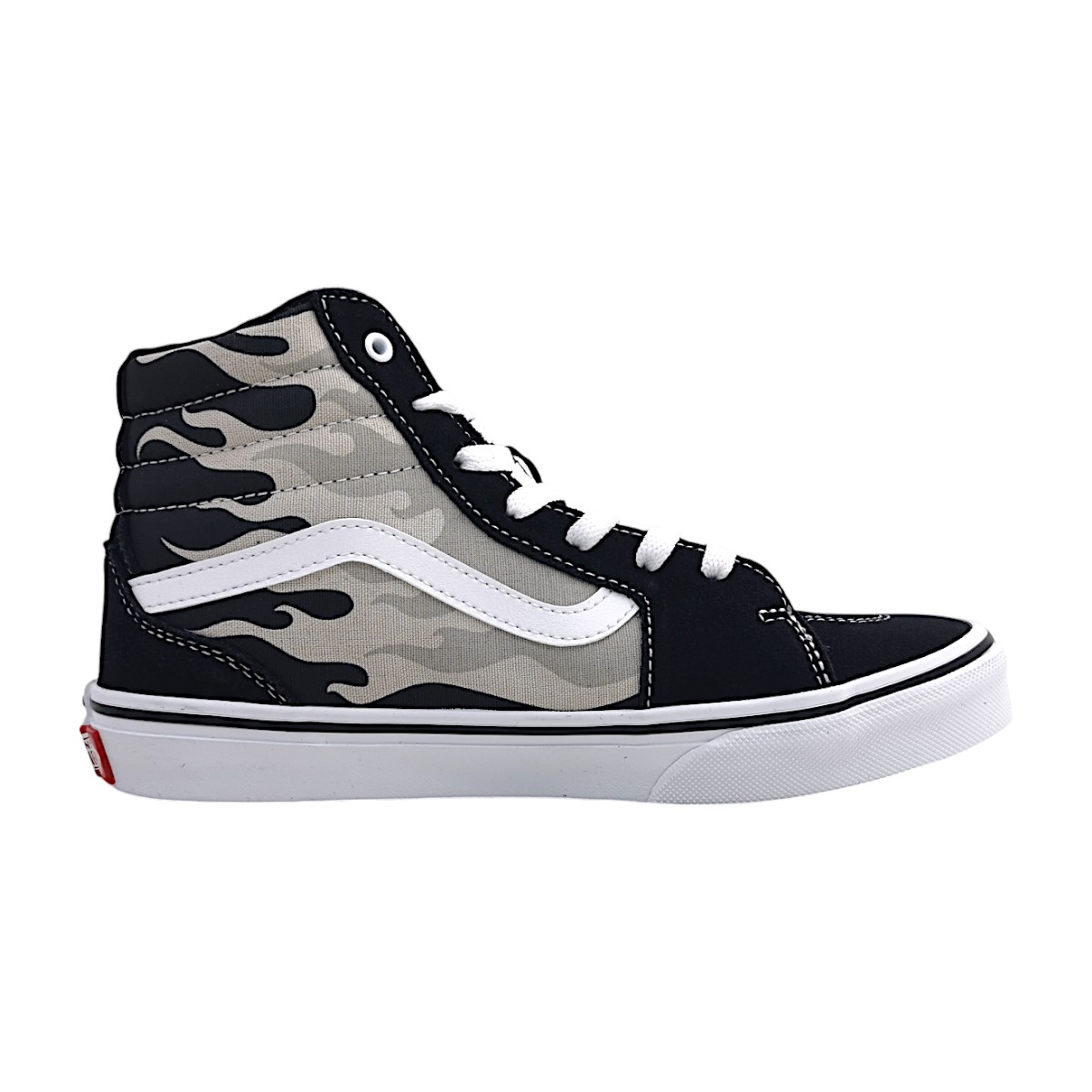 Vans Filmore Hi VN000CWYGYW1 Schwarz flames grey/white
