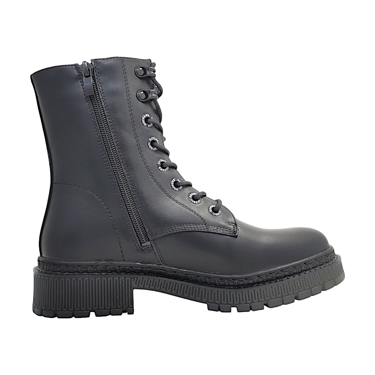 Dockers by Gerli Damenschuhe Stiefeletten Schnürer Stiefel Schwarz Freizeit