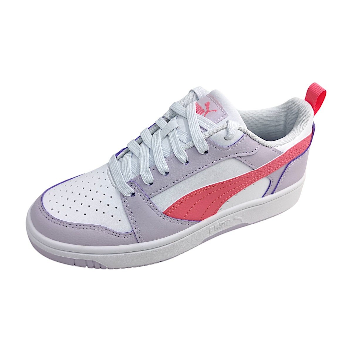 Puma Rebound Jr 393833/022 Weiß weiß/lilac 022 Puma Rebound Jr 393833/022 Weiß weiß/lilac 022