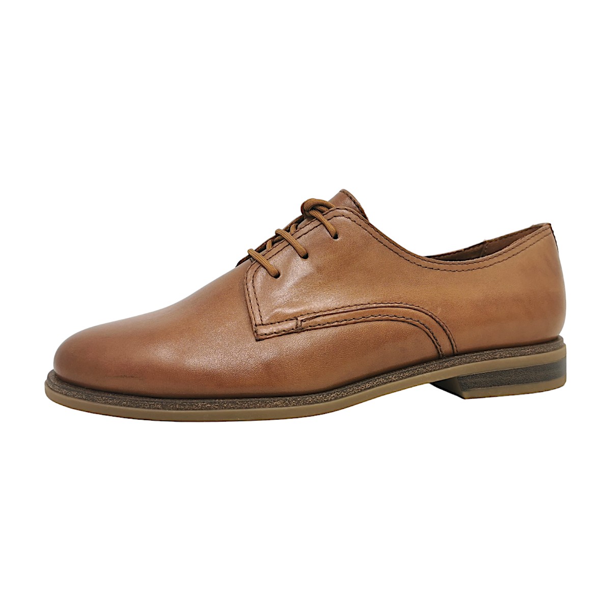 Tamaris Damenschuhe eleganter Schnürer Braun Freizeit
