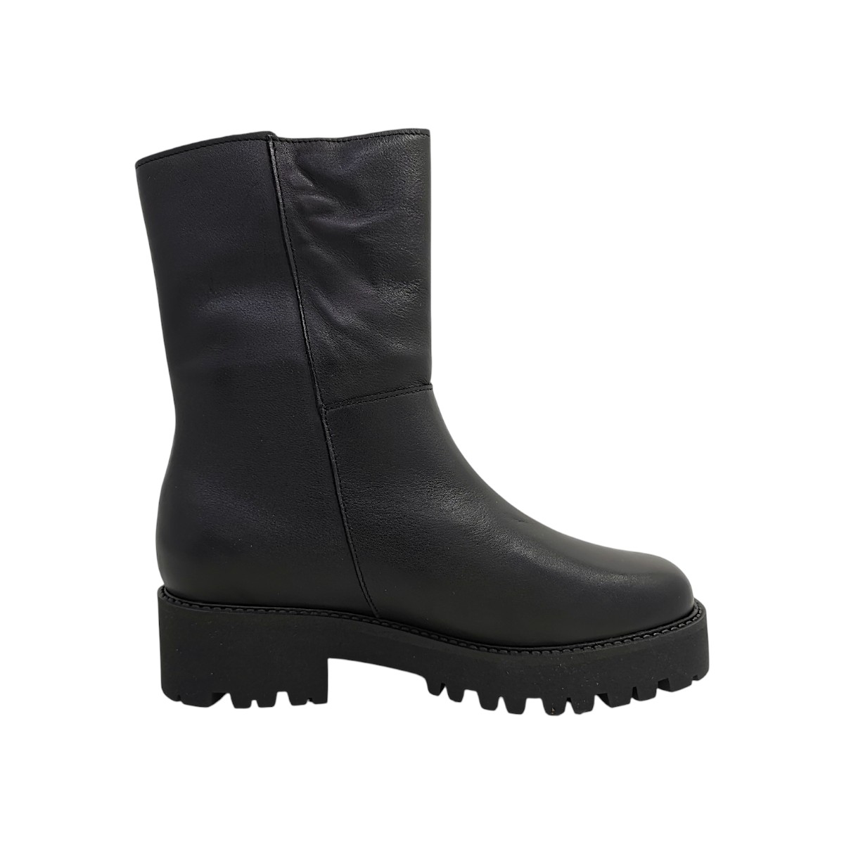 Palpa Teddy Damenschuhe Stiefel Reißverschluss Schwarz Freizeit (black teddy 11SA, Größe 39 EU)