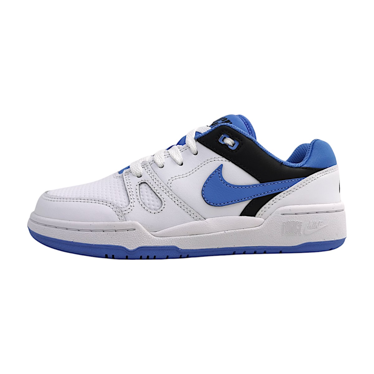 Nike Full Force Damenschuhe Schnürschuhe Sportive Sneaker low Weiß Freizeit