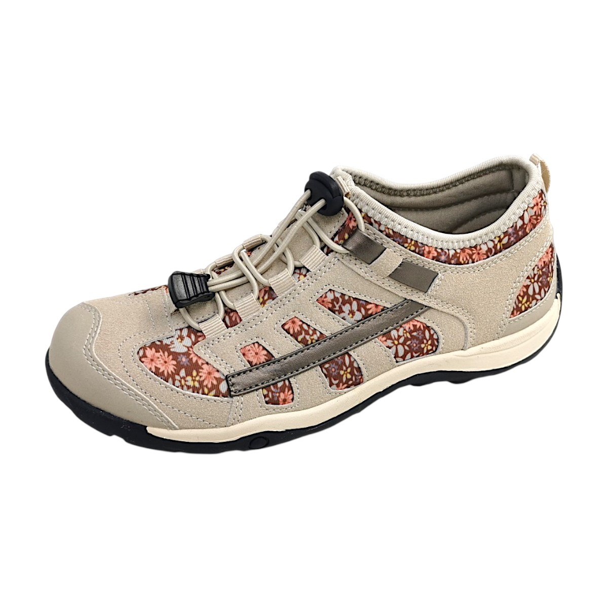 Post Xchange Damenschuhe Halbschuhe Slipper sportlicher Schnürer Beige Freizeit (beige 3400, Größe 40 EU)