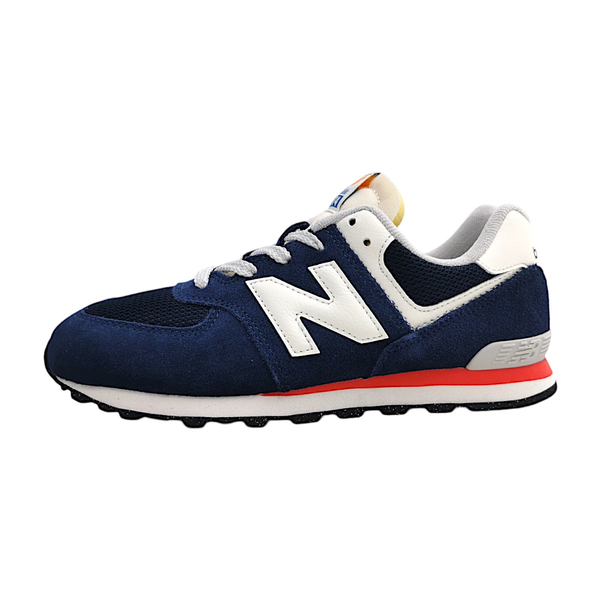 New Balance Modell 574 K Damenschuhe Sneaker Low Blau Freizeit