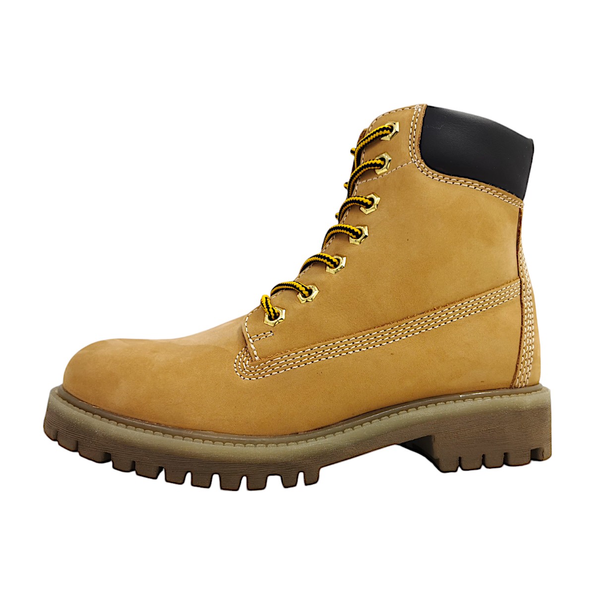 Extim Damenschuhe Schnürstiefel Gelb Freizeit