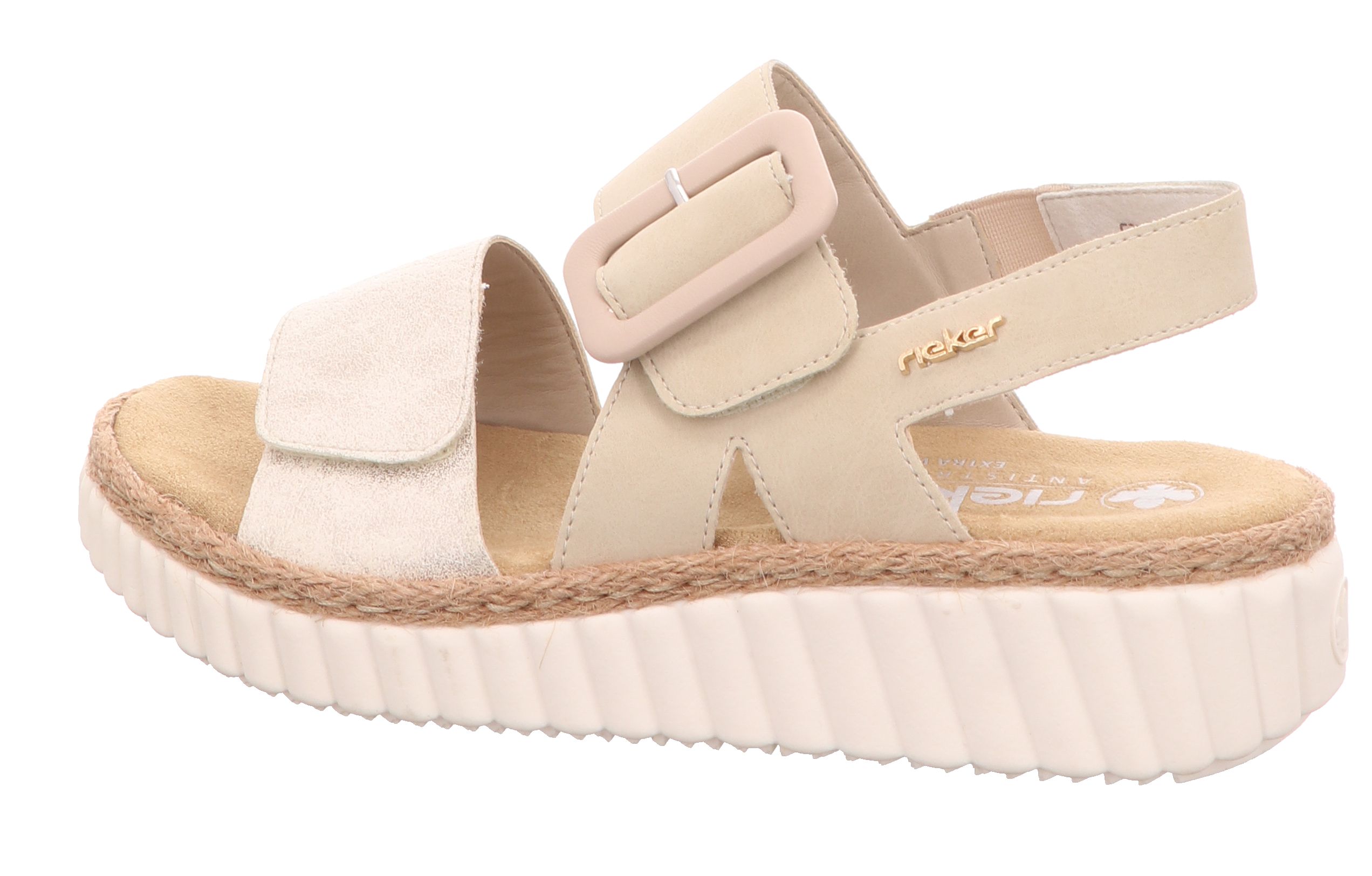 Rieker 69260-60 Beige beige-gold/perle
