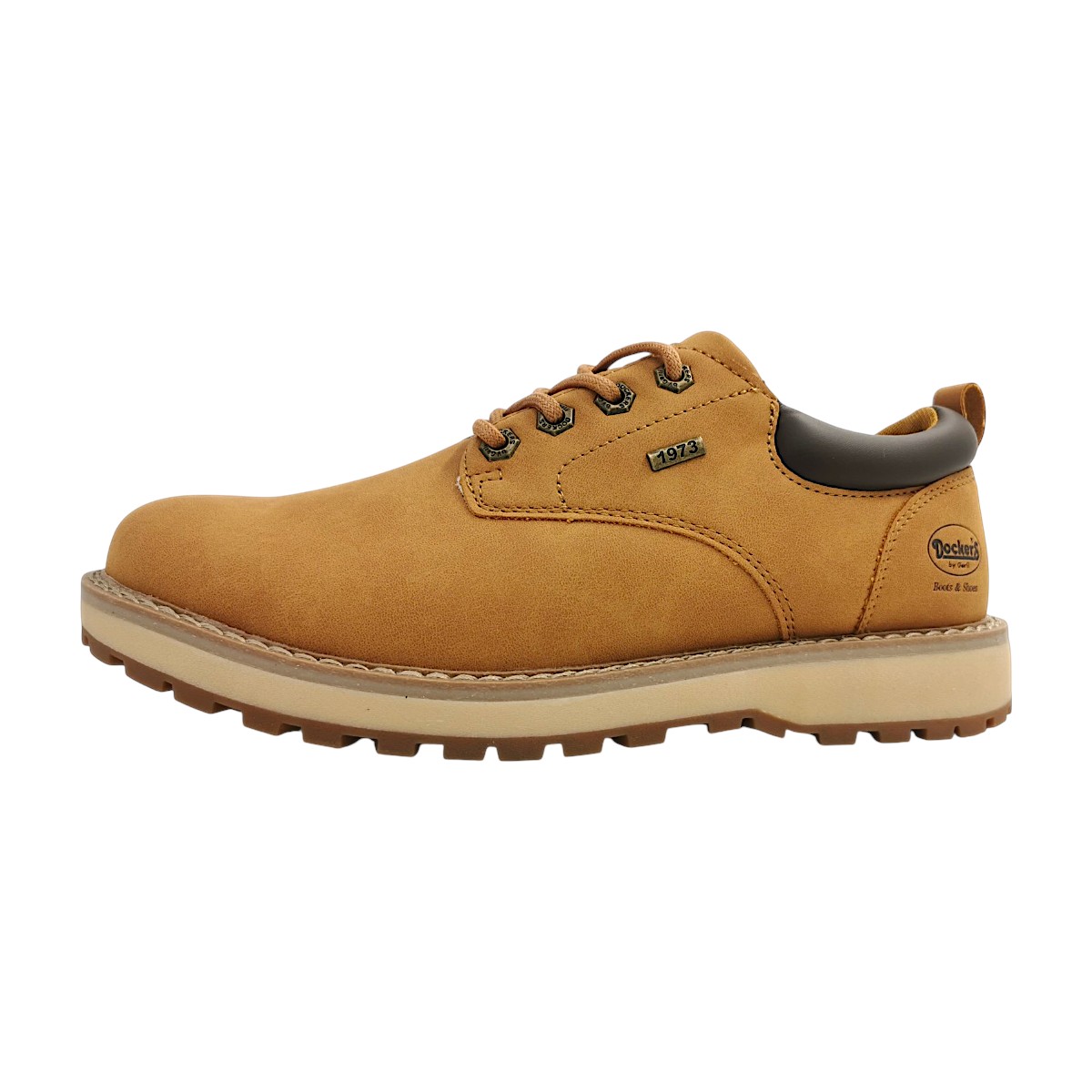 Dockers by Gerli Herrenschuhe Schnürschuhe Braun Freizeit (golden Tan 910, Größe 41 EU)