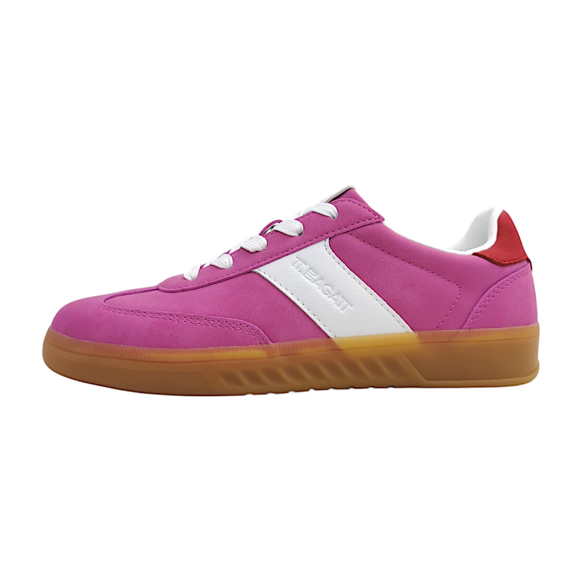Bagatt Damenschuhe Schnürschuhe Sportive sportlicher Schnürer Rosa Freizeit