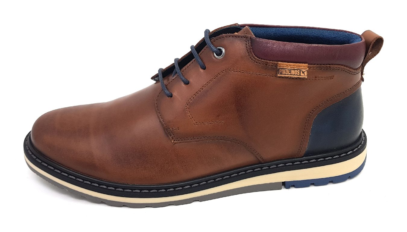Pikolinos Herrenschuhe Stiefel Schnürer Braun Freizeit (cuero, Gr. 1:42)