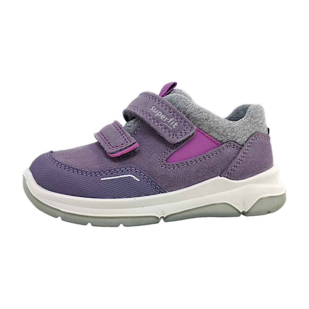 Superfit Cooper Kinderschuhe Mädchen Halbschuhe Schnürer Lauflern Violett