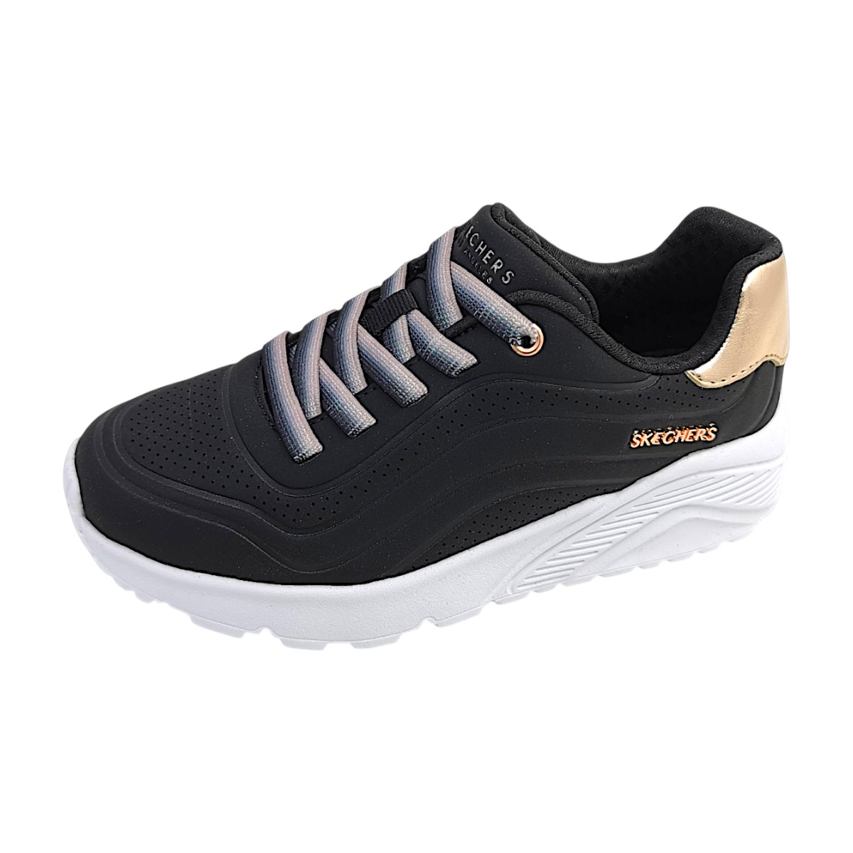 Skechers Uno Lite 310818L BLK Schwarz black BLK Skechers Uno Lite 310818L BLK Schwarz black BLK